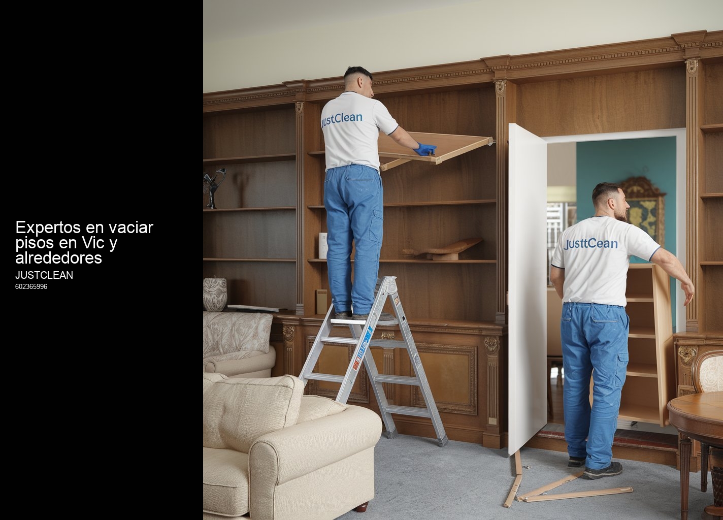 Cómo contactar con JustClean para vender tus muebles usados en Vic